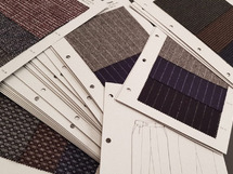 Cartelle colori con stampa digitale per confezioni abbigliamento.